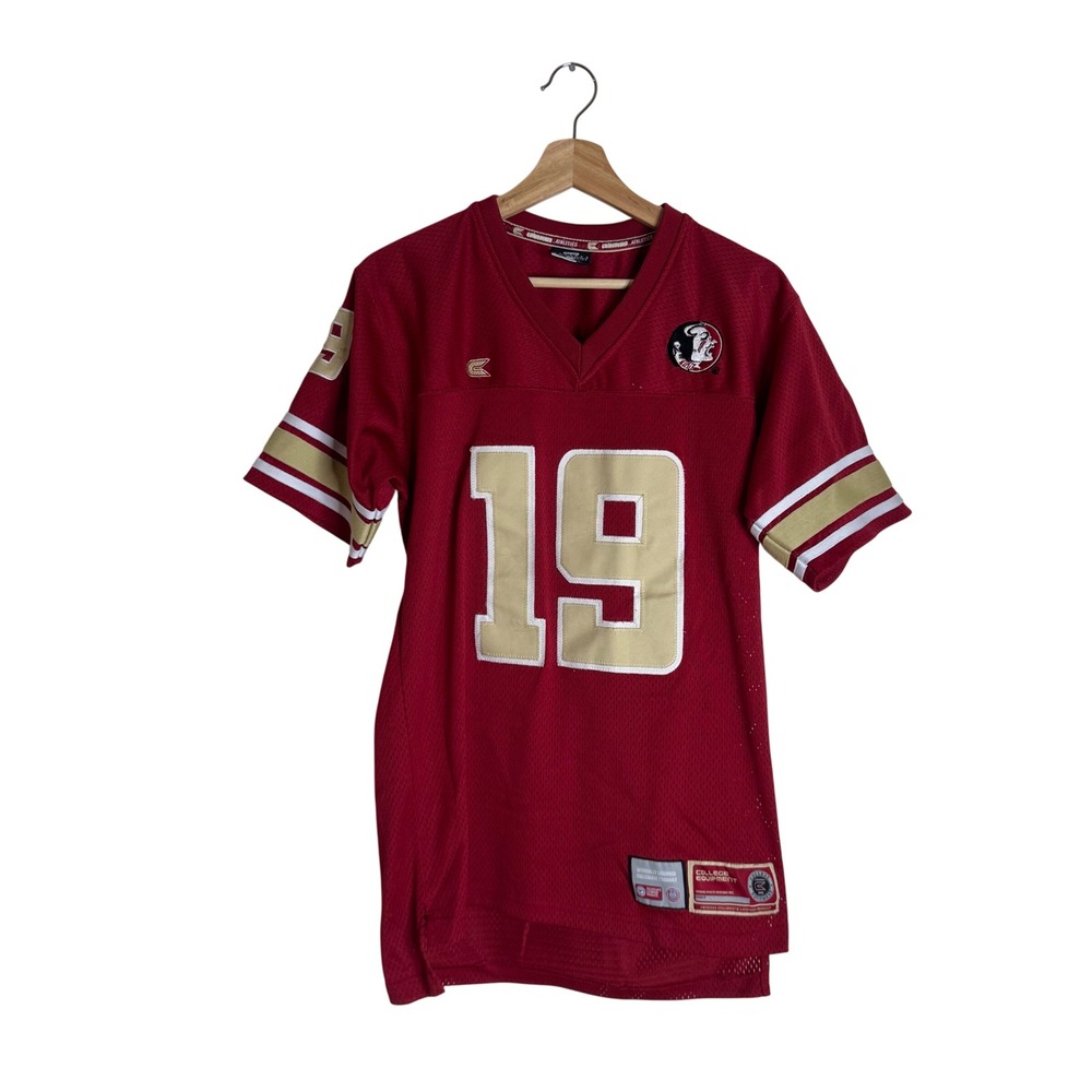 Colosseum Athletics Kids Florida State Seminoles Football Jersey Red Youth L